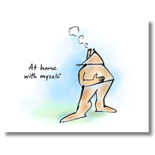 At home with myself